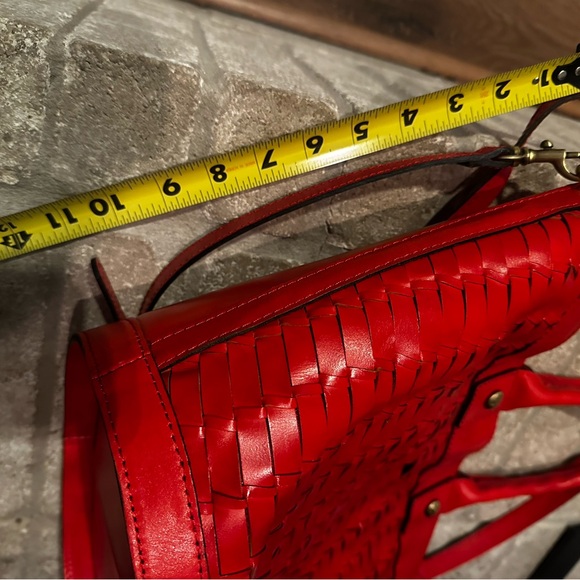 Patricia Nash Red Woven Tote Bag - Picture 8 of 8